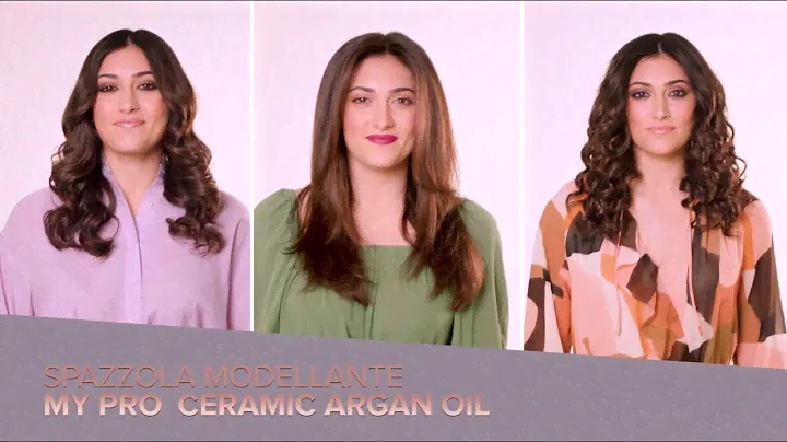 Spazzola modellante ad aria calda My Pro Ceramic Argan Oil 6 in 1