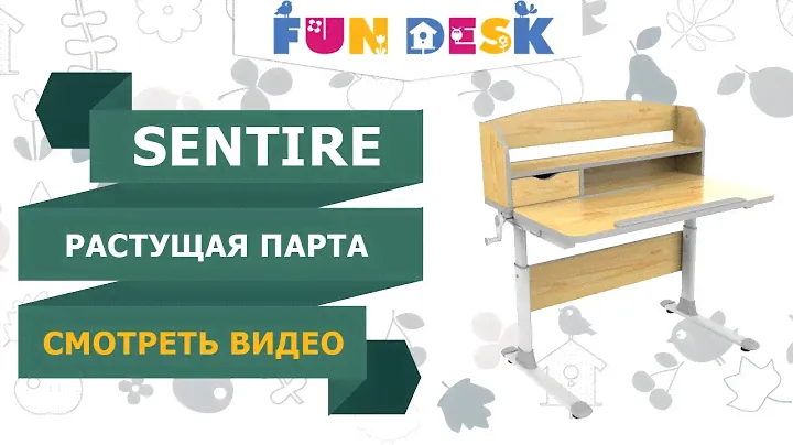 [РАСТУЩАЯ ПАРТА ДЛЯ РЕБЕНКА] SENTIRE от FUNDESK