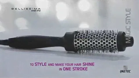 Profesionální vyhřívané vlasové kartáče Bellissima Magic Style tutorial