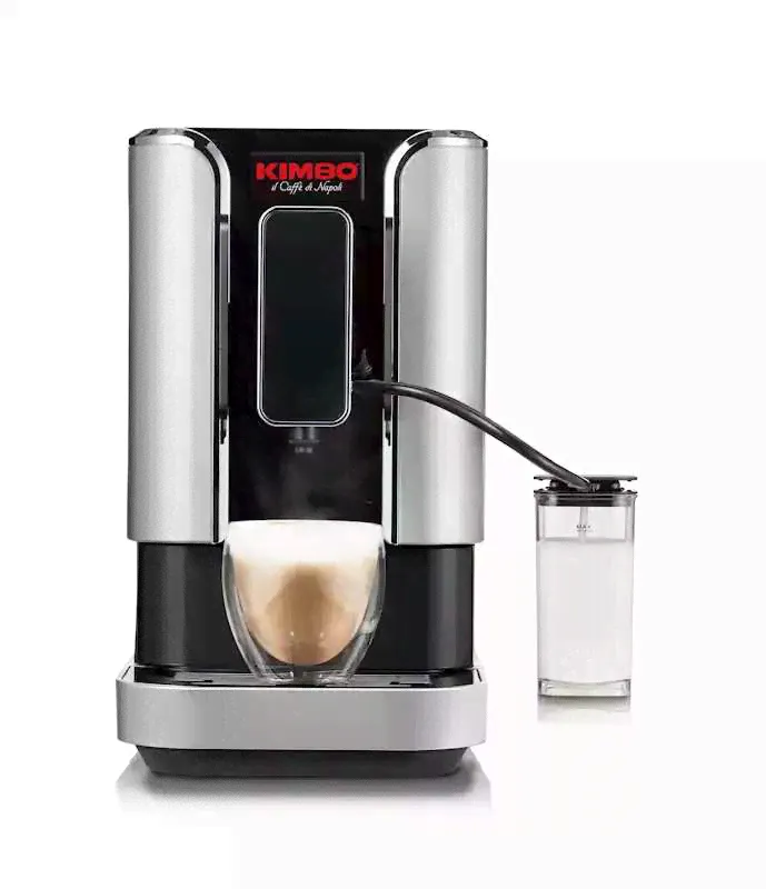 Кофемашина автоматическая Kimbo Bellissima silver, black