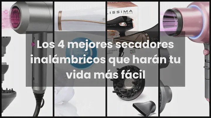【Secador inalambrico】Los 4 mejores secadores inalámbricos que harán tu vida más fácil ✅