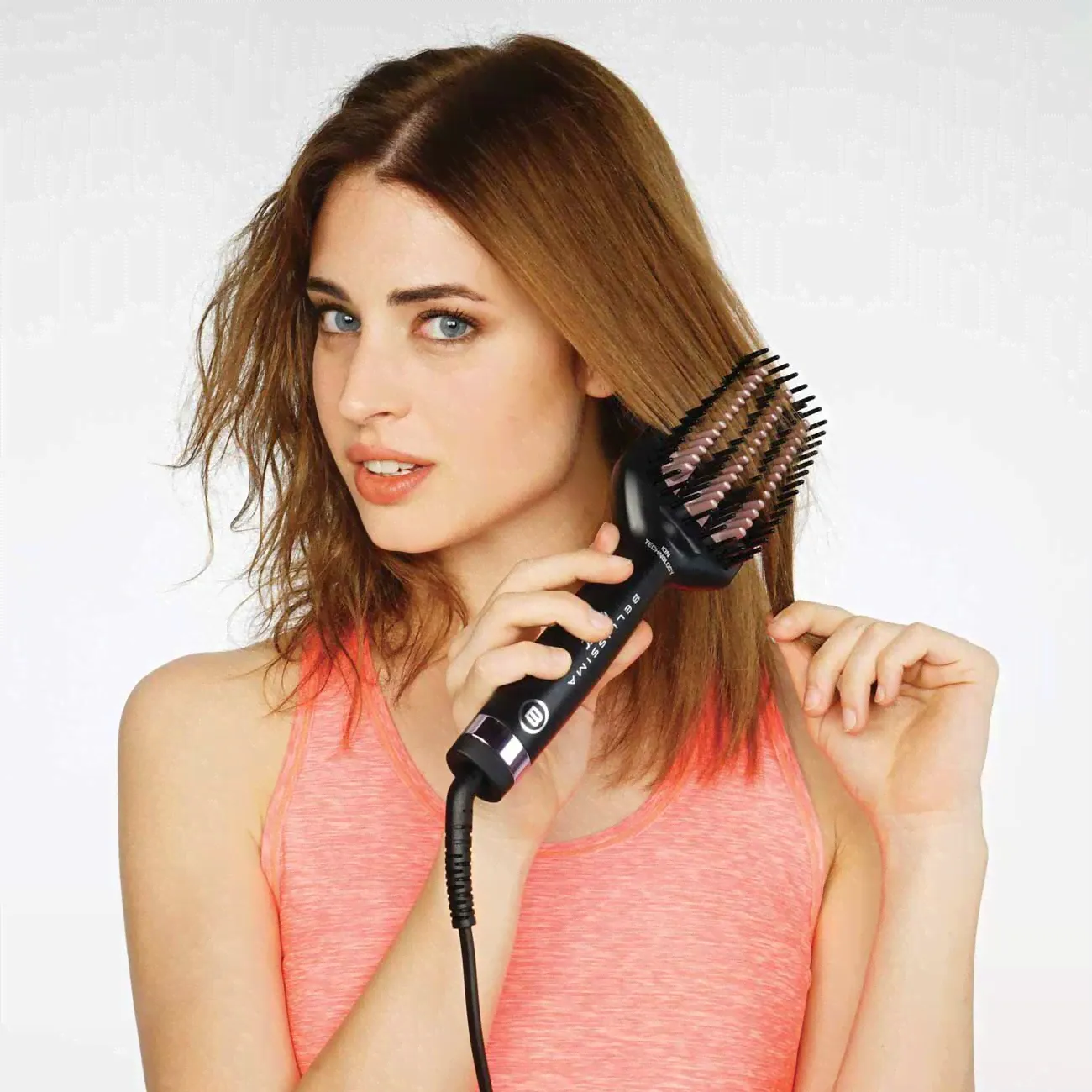 Imetec Расческа-выпрямитель Bellissima Magic Straight Brush PB5 100 (11508X) фен-3