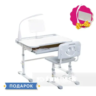 Детская парта со стульчиком FunDesk Bellissima Grey-0